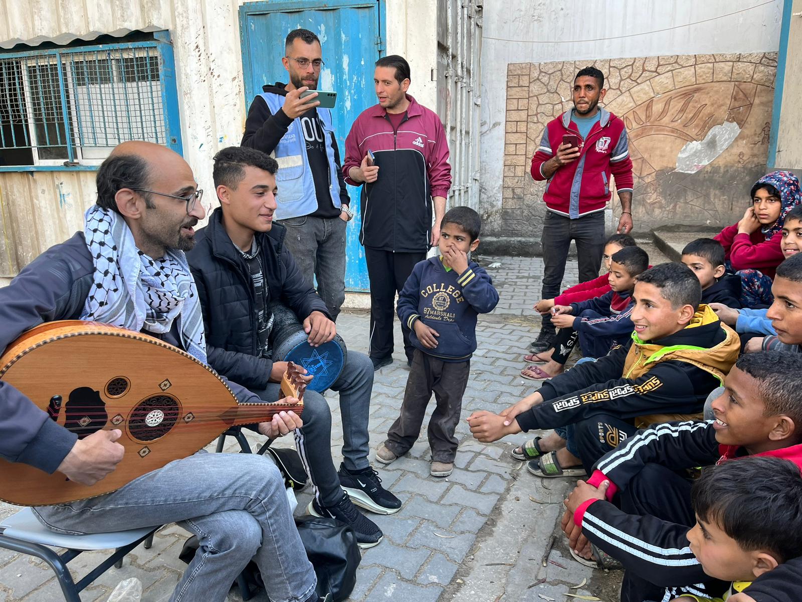 MUSIC BRINGS SMILES IN GAZA